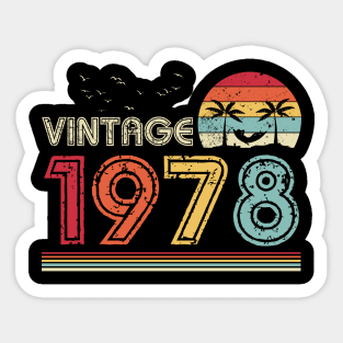 Vintage 1978 Limited Edition 43rd Birthday Gift 43 Years Old Sticker